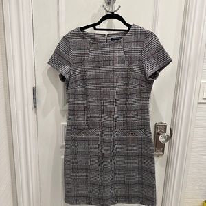 NWOT Tommy Hilfiger houndstooth midi dress